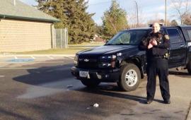 Animal Control Officer Holding a Puppy