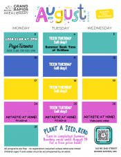 August 2026 Programs