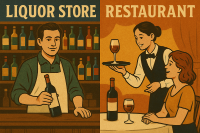 Variations of alcohol sales and service