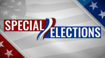 Special Election Picture with American Flag graphics