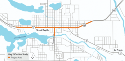 Grand Rapids city street map